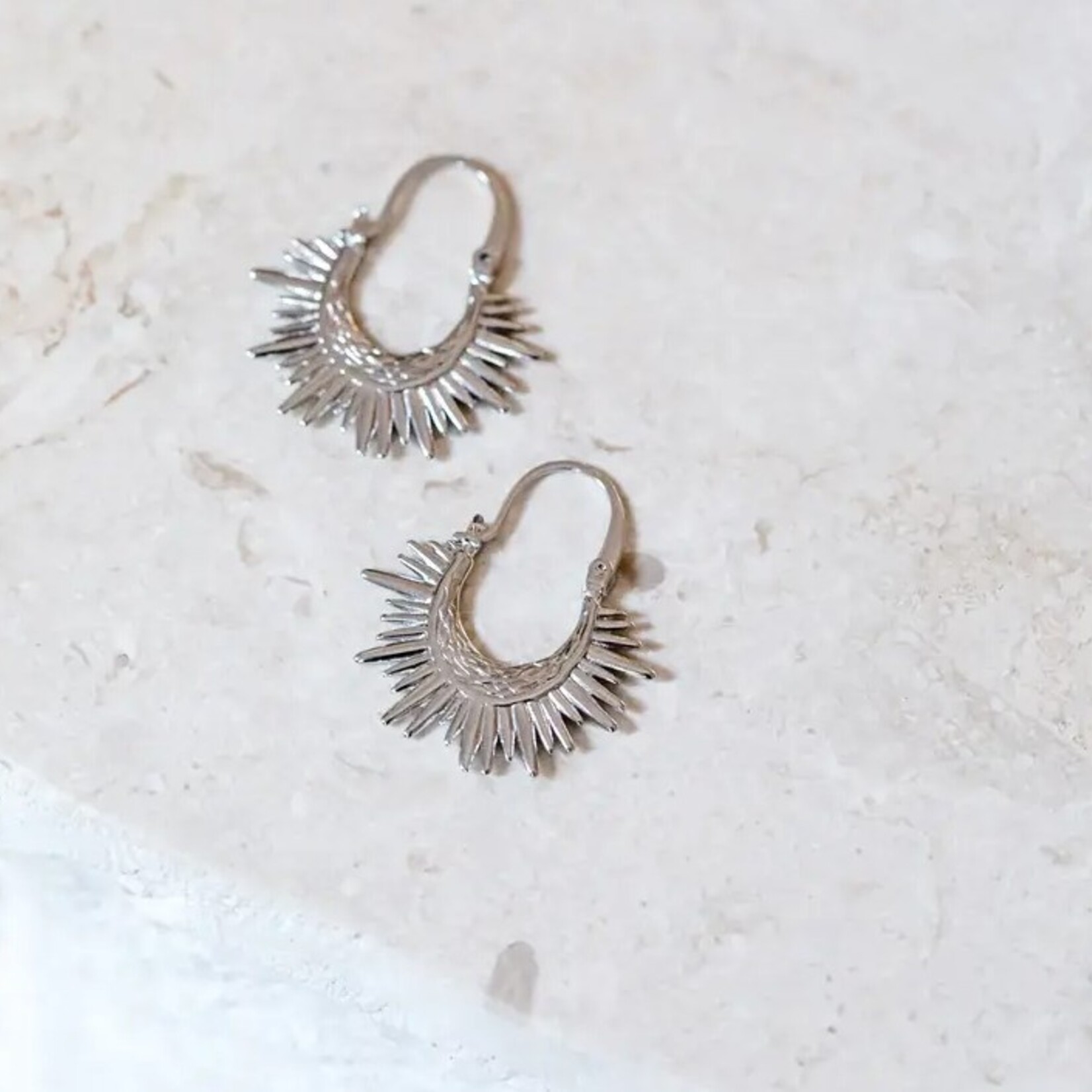 Ray Of Light Earrings · Silver