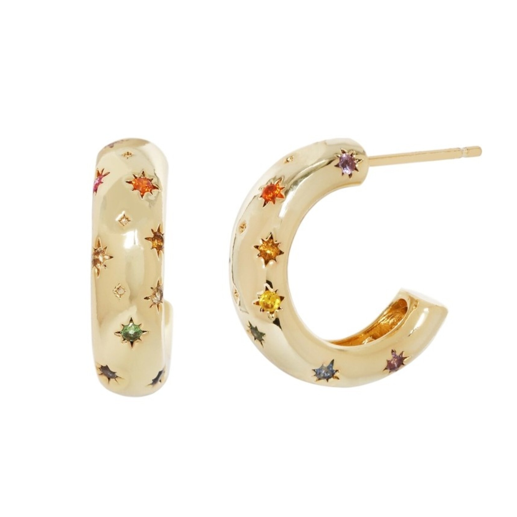 Stella Hoops · Gold