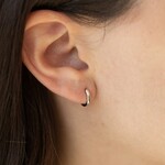 Classic Huggie Hoop Earrings · Silver