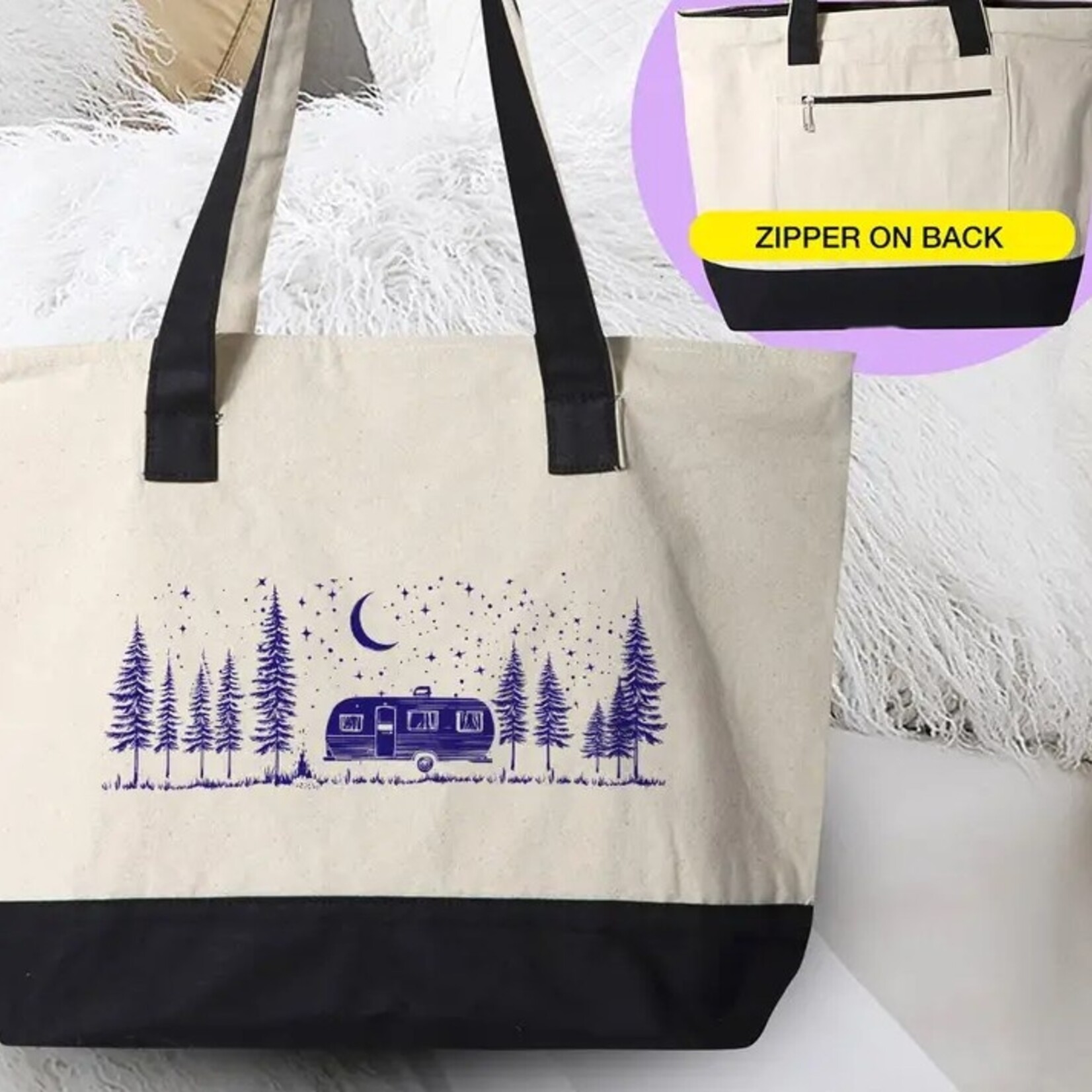 House of Rodan Camping Under the Stars | Tote Bag