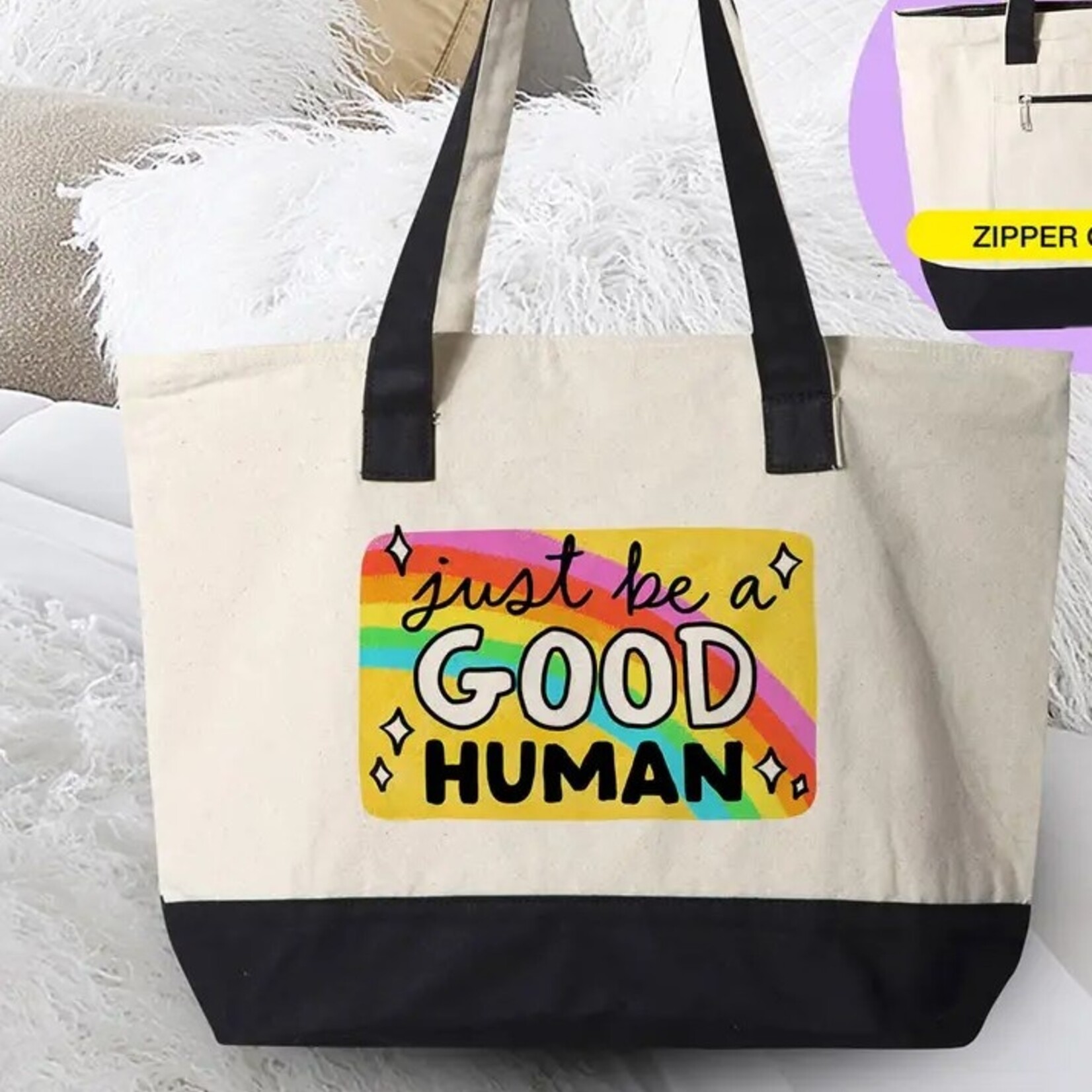 House of Rodan Just Be A Good Human | Tote Bag