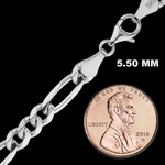 Charmed! Figaro Chain Bracelet · Sterling Silver · 7.5"