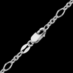Charmed! Fancy Cable Chain Bracelet · Sterling Silver · 7.5"
