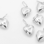 Charmed! Puffy Heart Charm · Sterling Silver