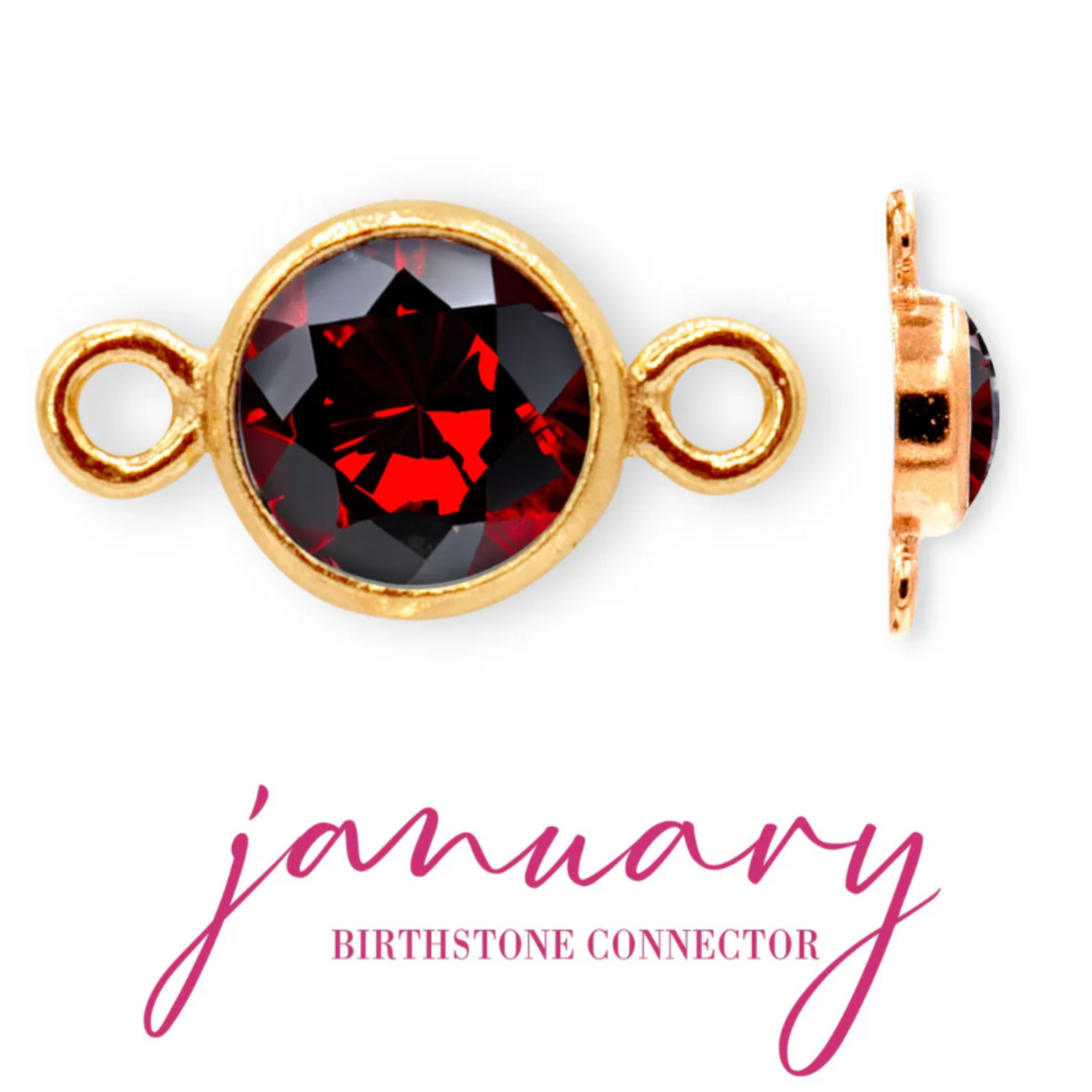 Birthstone · Connectors · Gold Fill ·