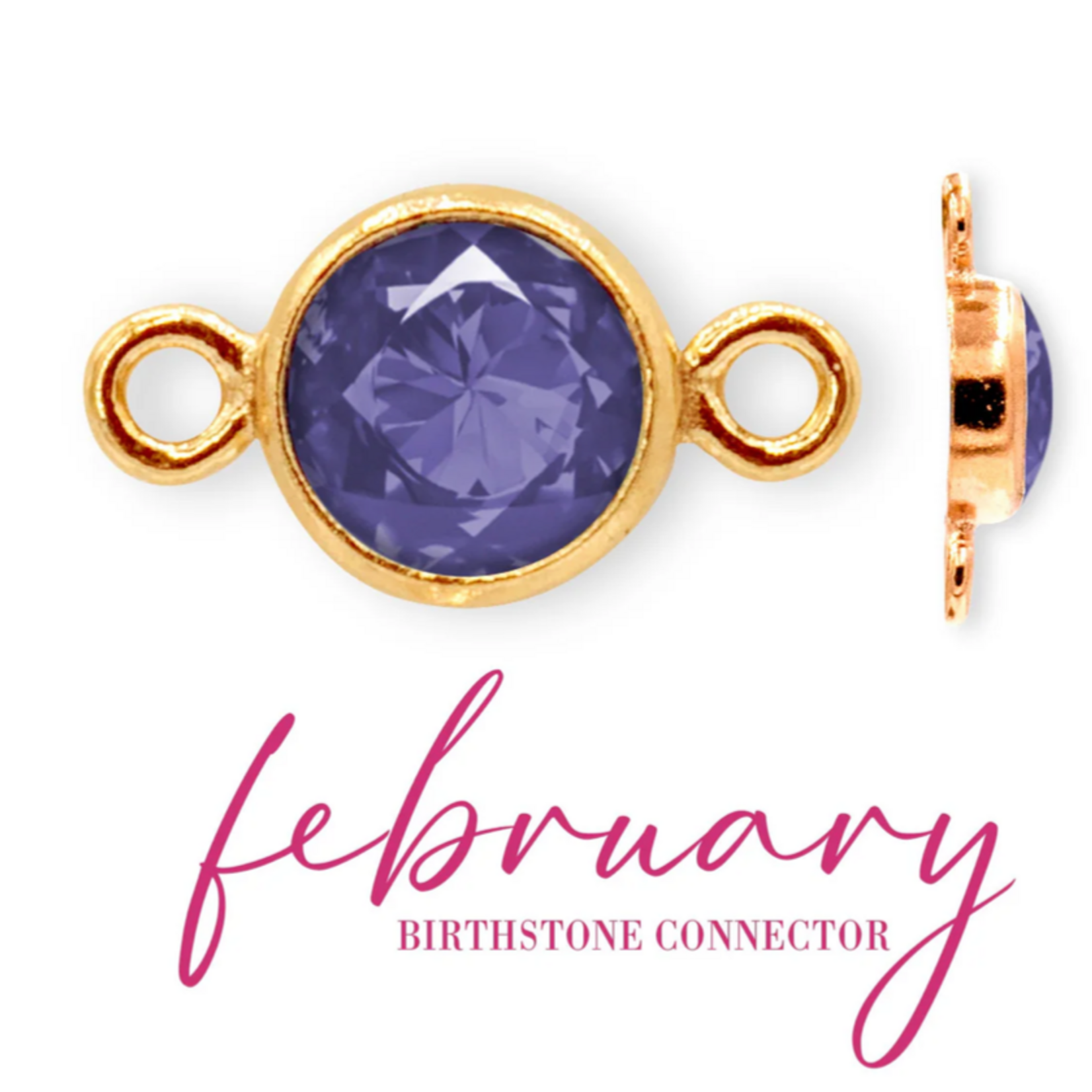Birthstone · Connectors · Gold Fill ·