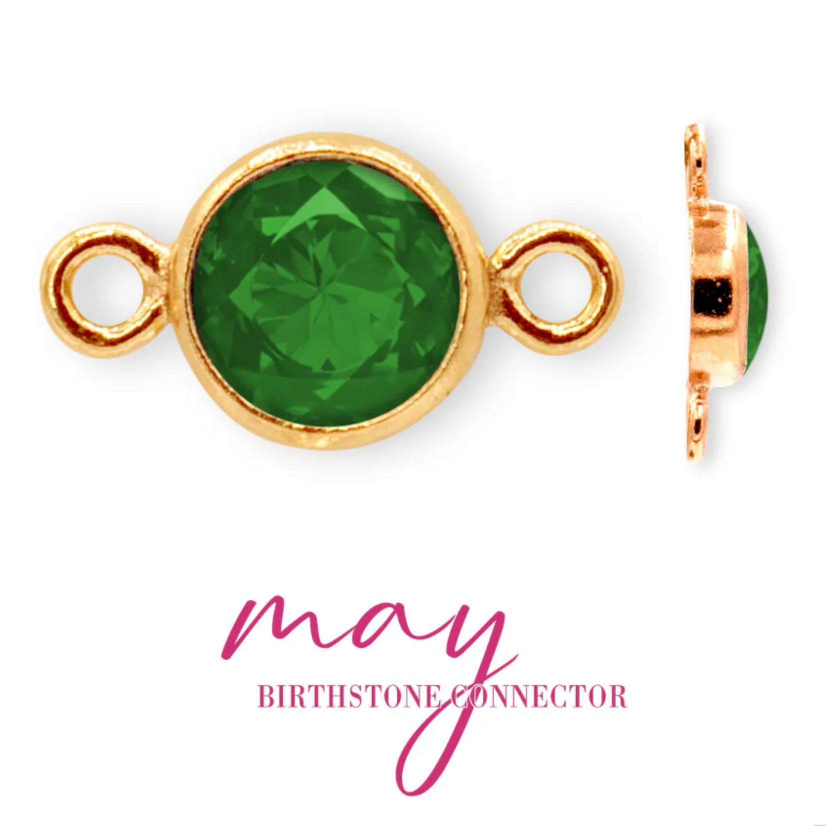 Birthstone · Connectors · Gold Fill ·