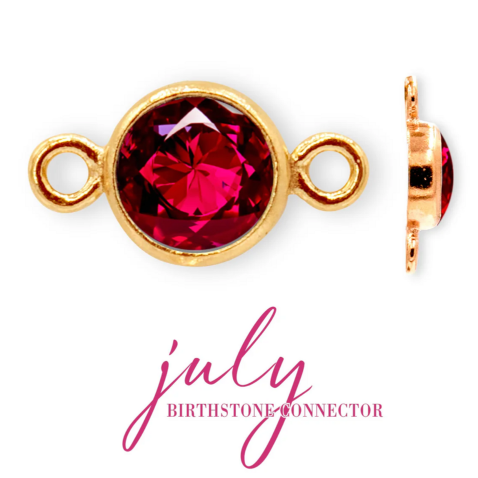 Birthstone · Connectors · Gold Fill ·