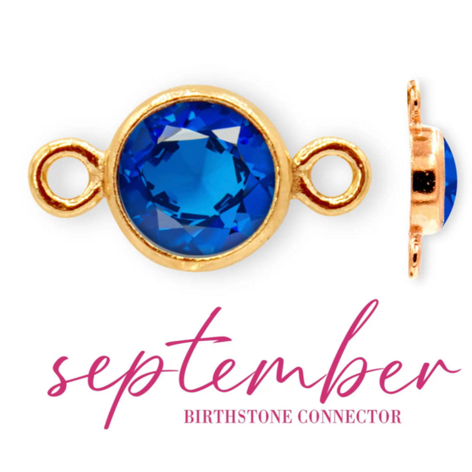 Birthstone · Connectors · Gold Fill ·