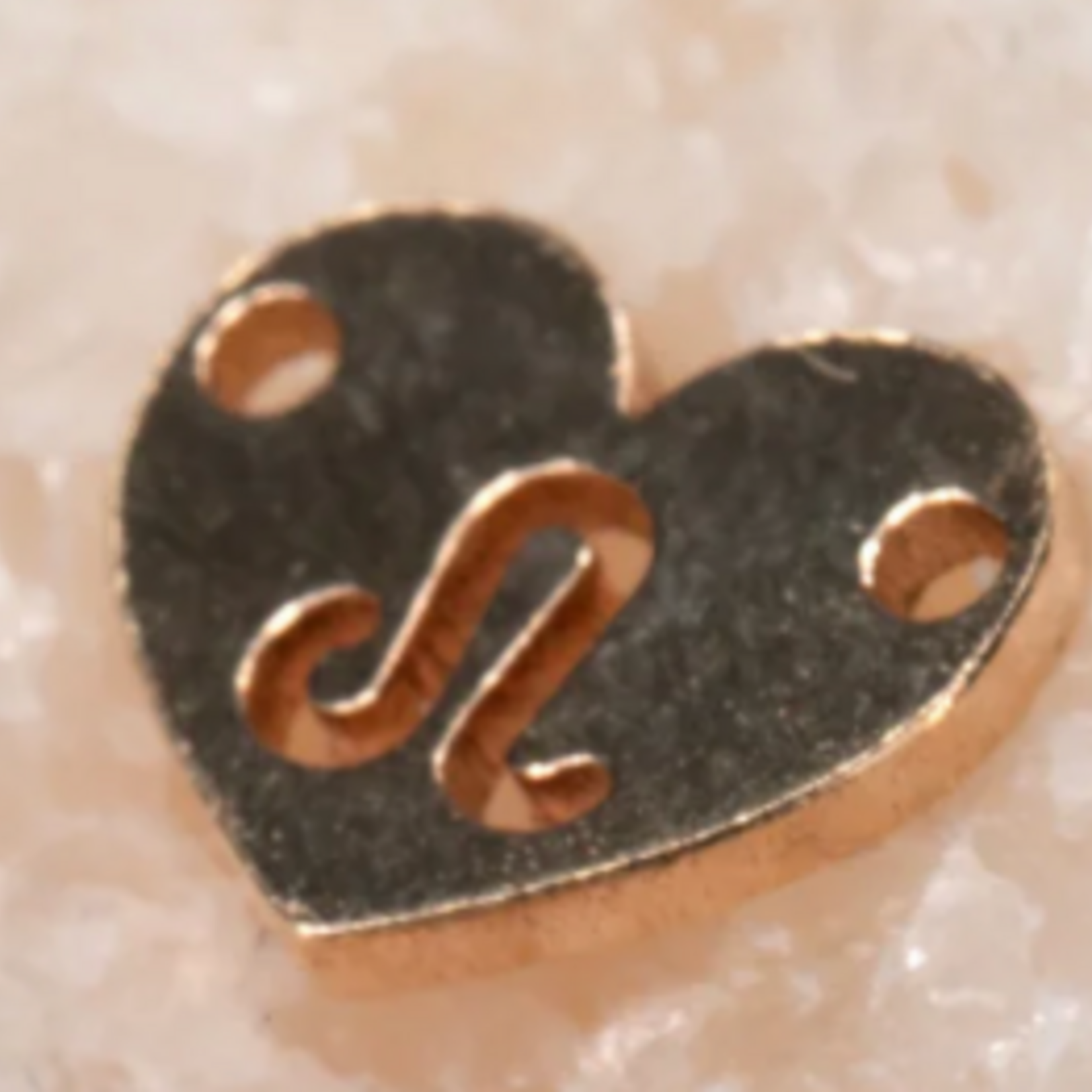 Zodiac Heart · Connectors · Gold Fill ·