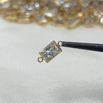 Rectangle CZ · Connectors · Gold Fill