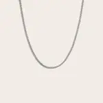 18" Silver 2.1mm Rounded Box Chain - Awe Replacement Chain