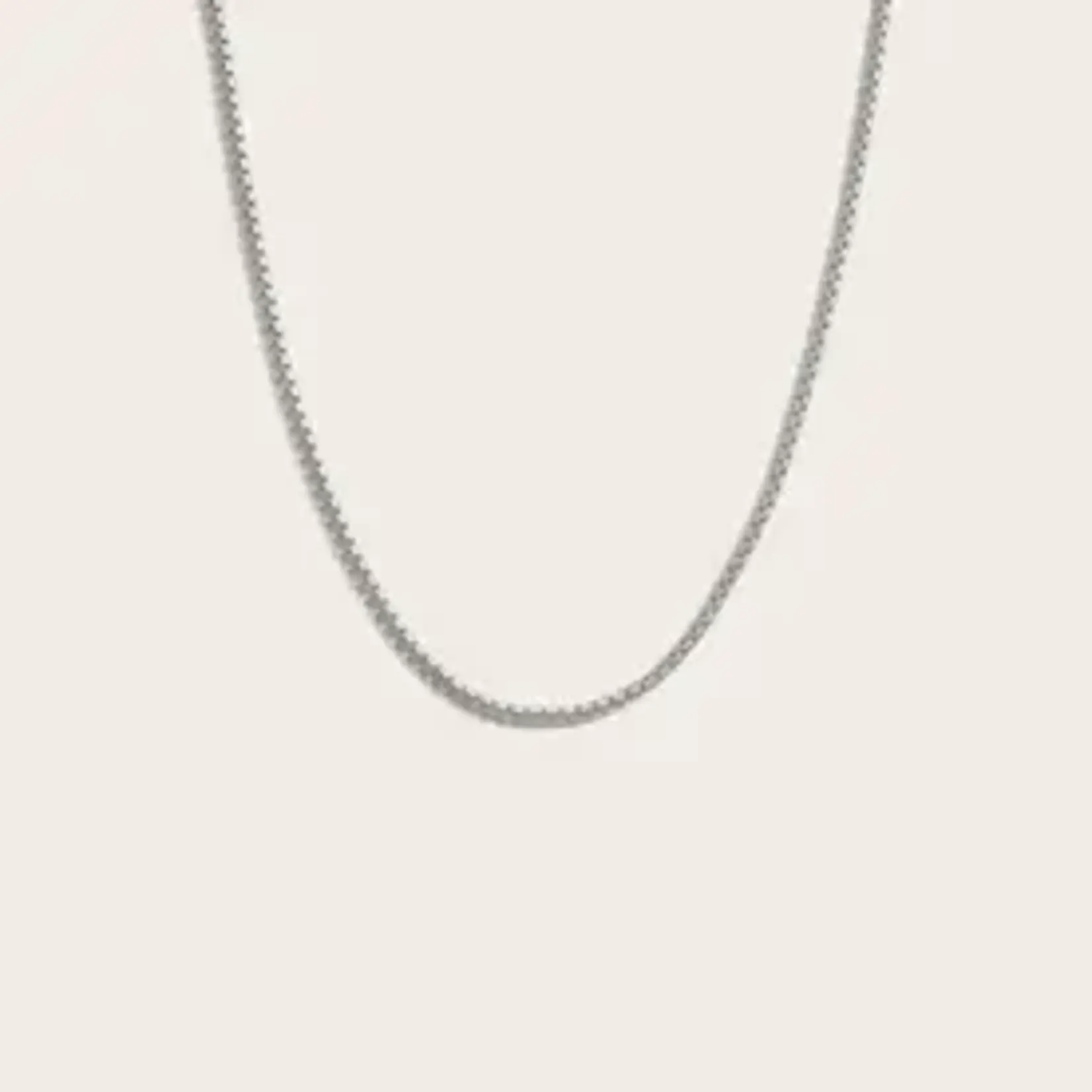 18" Silver 2.1mm Rounded Box Chain - Awe Replacement Chain