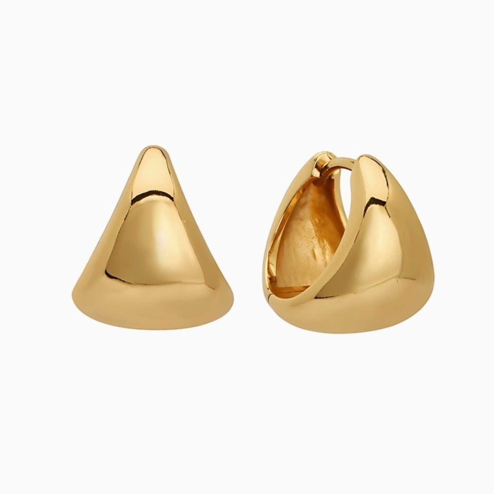 Vivienne Huggie Hoops Earrings · Gold