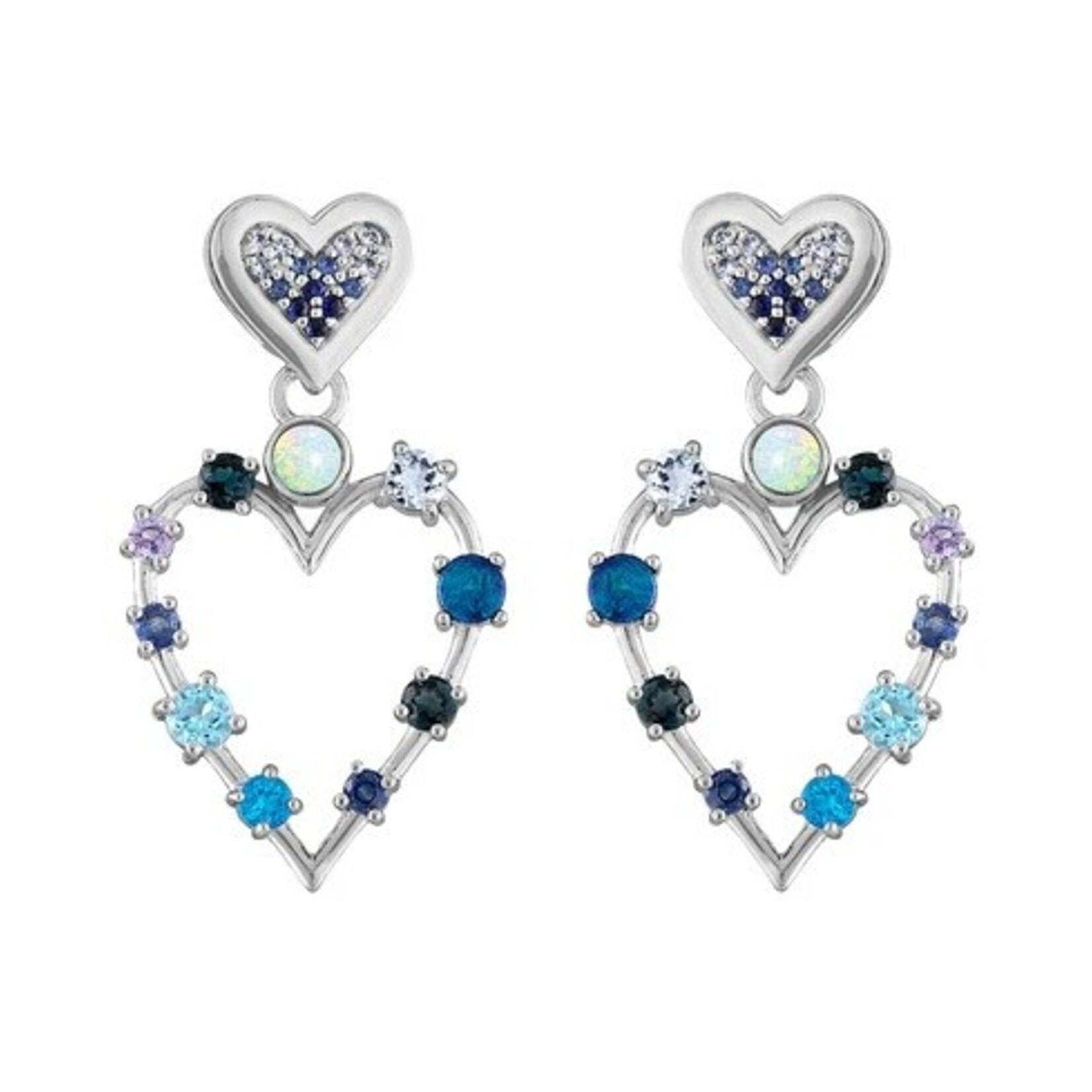 *Small Love Transformer Earrings Rock · 14K Gold ·