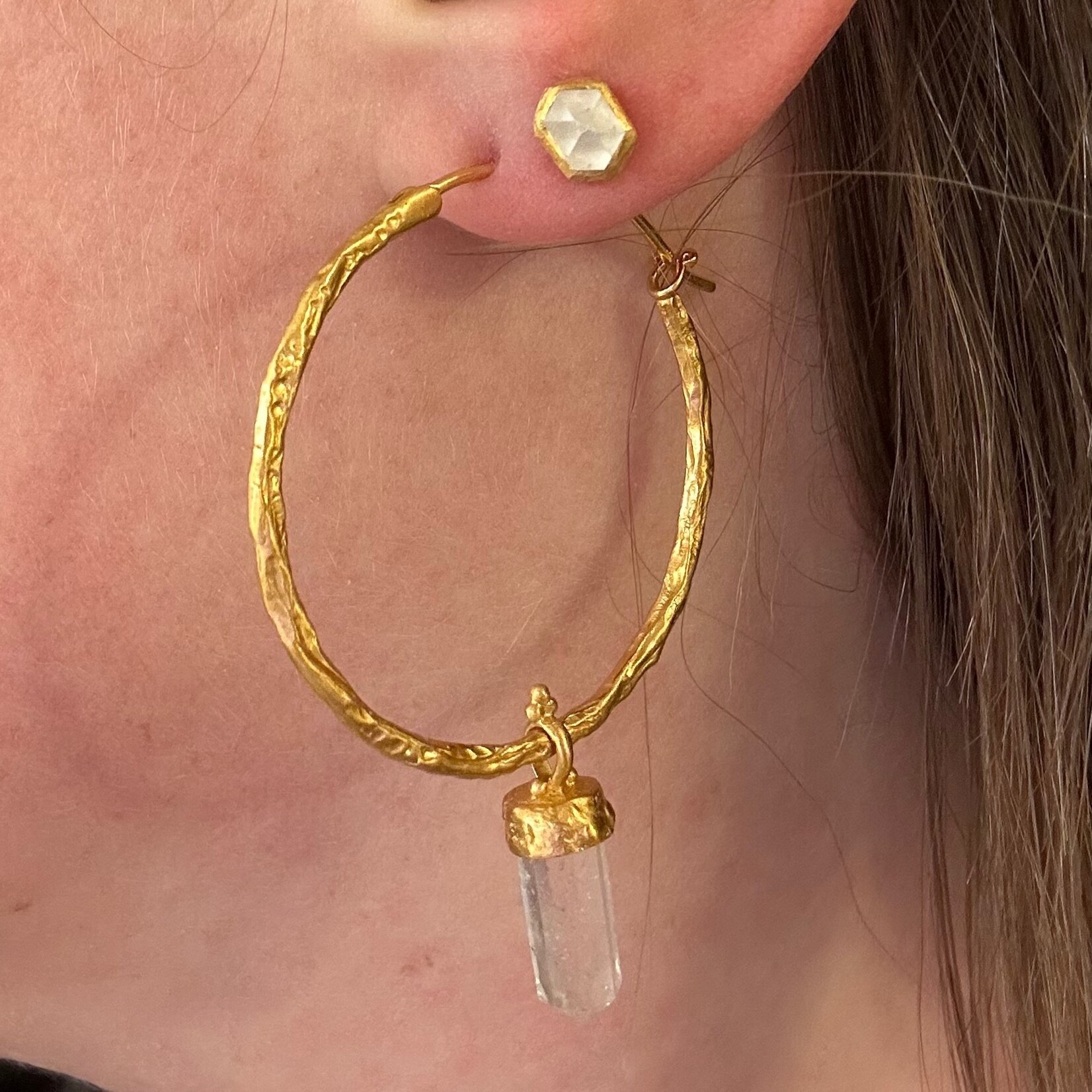 *I Am At Peace · Hoop Earrings