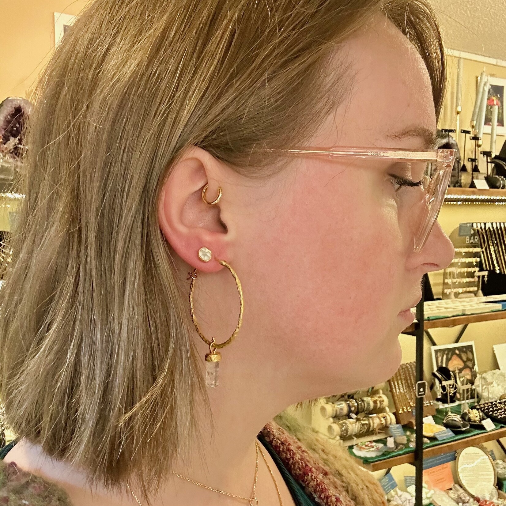 *I Am At Peace · Hoop Earrings