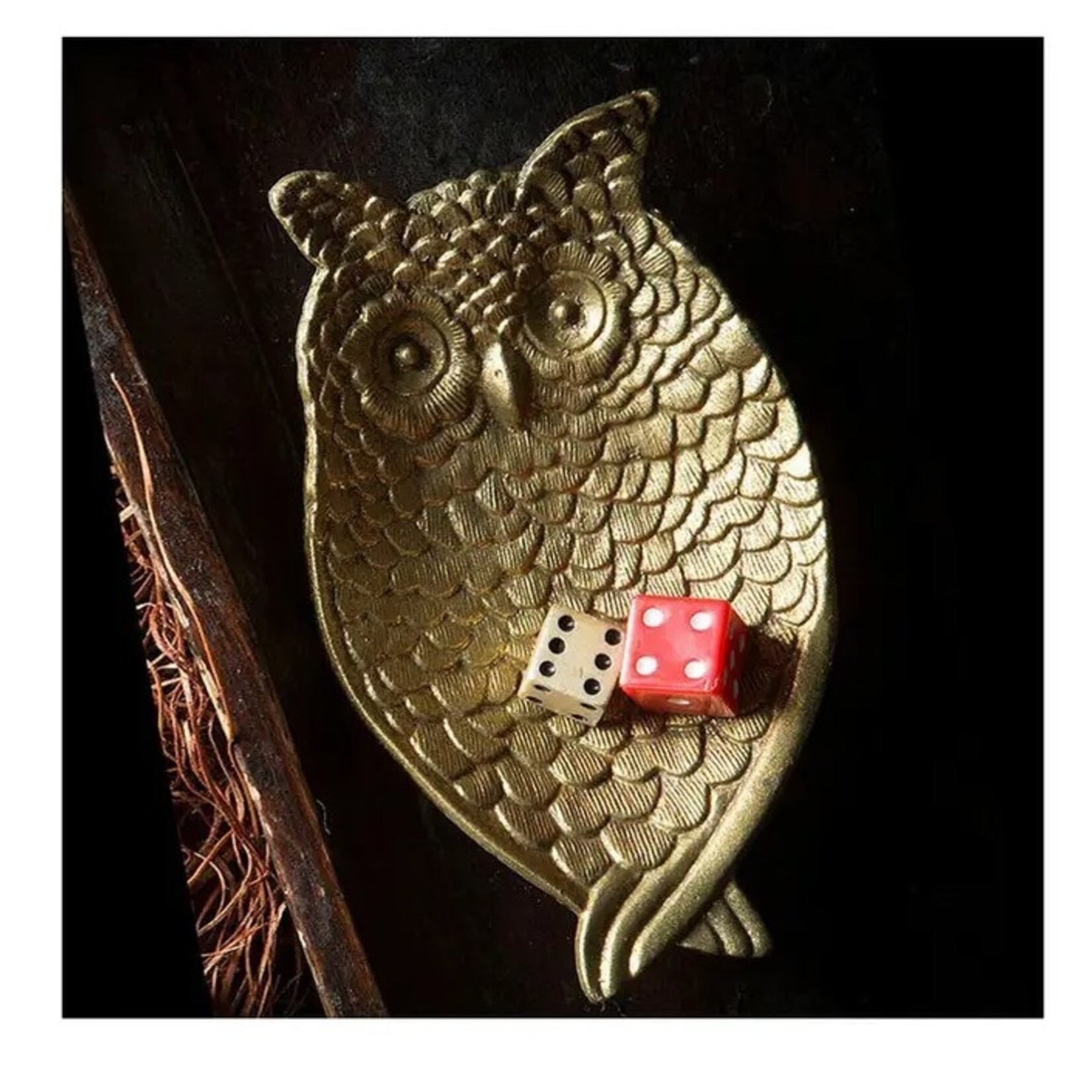 Vagabond Vintage Owl Jewelry Tray | Gold & Pewter
