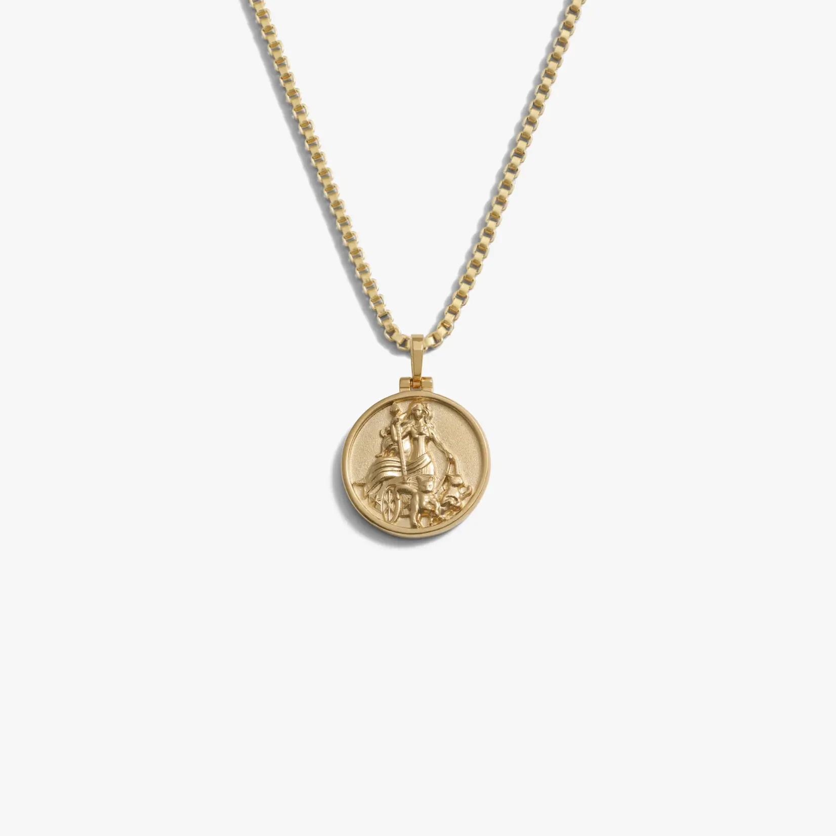 Mini Freya 16-18" Box Chain Necklace  · 14K Gold Vermeil