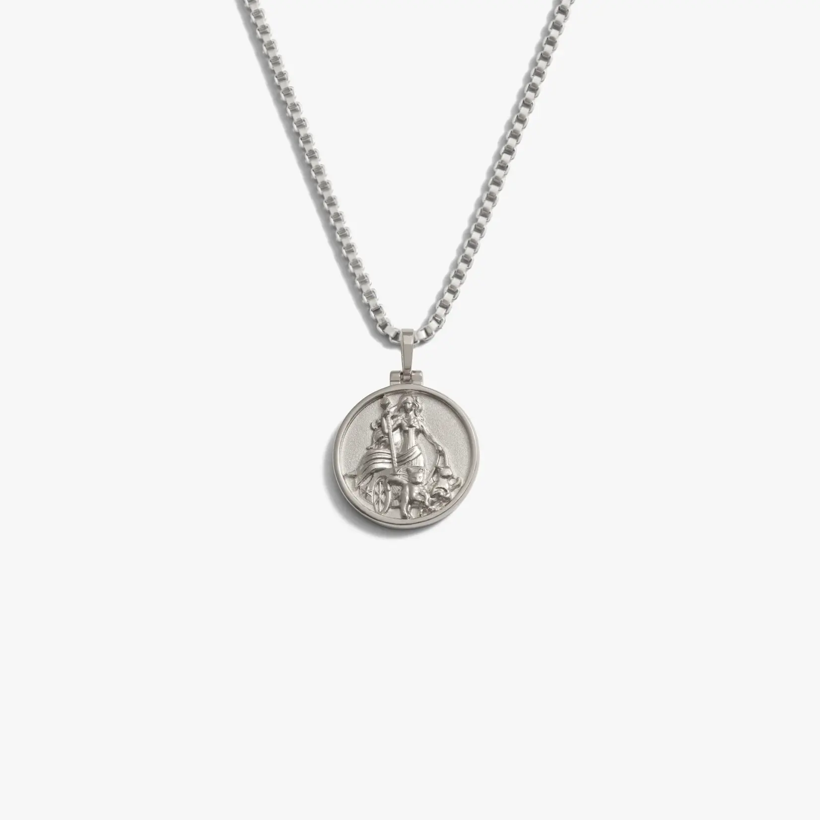 Mini Freya 16-18" Box Chain Necklace  · Sterling Silver