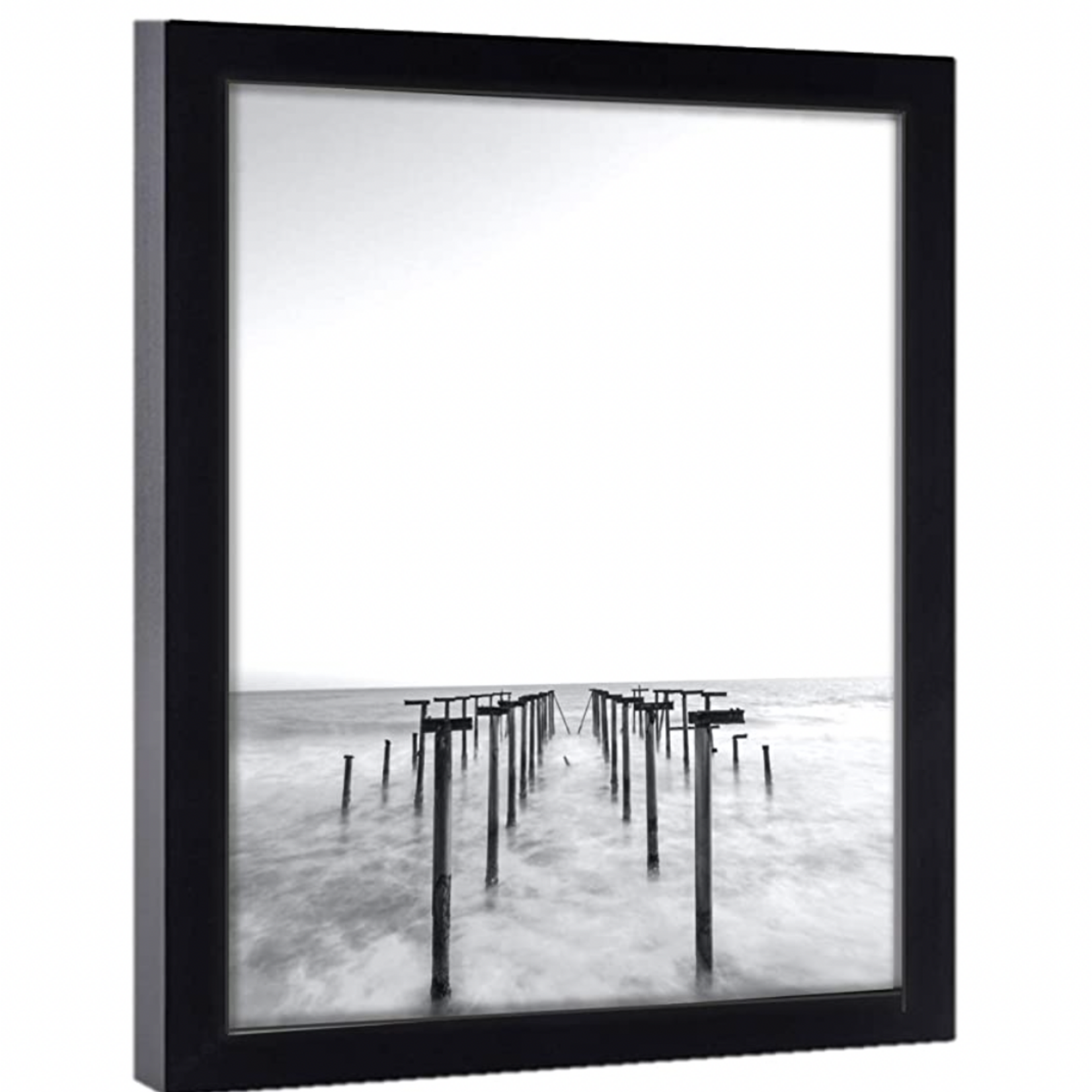*Solid Wood Picture Frame 11x 14 | Black