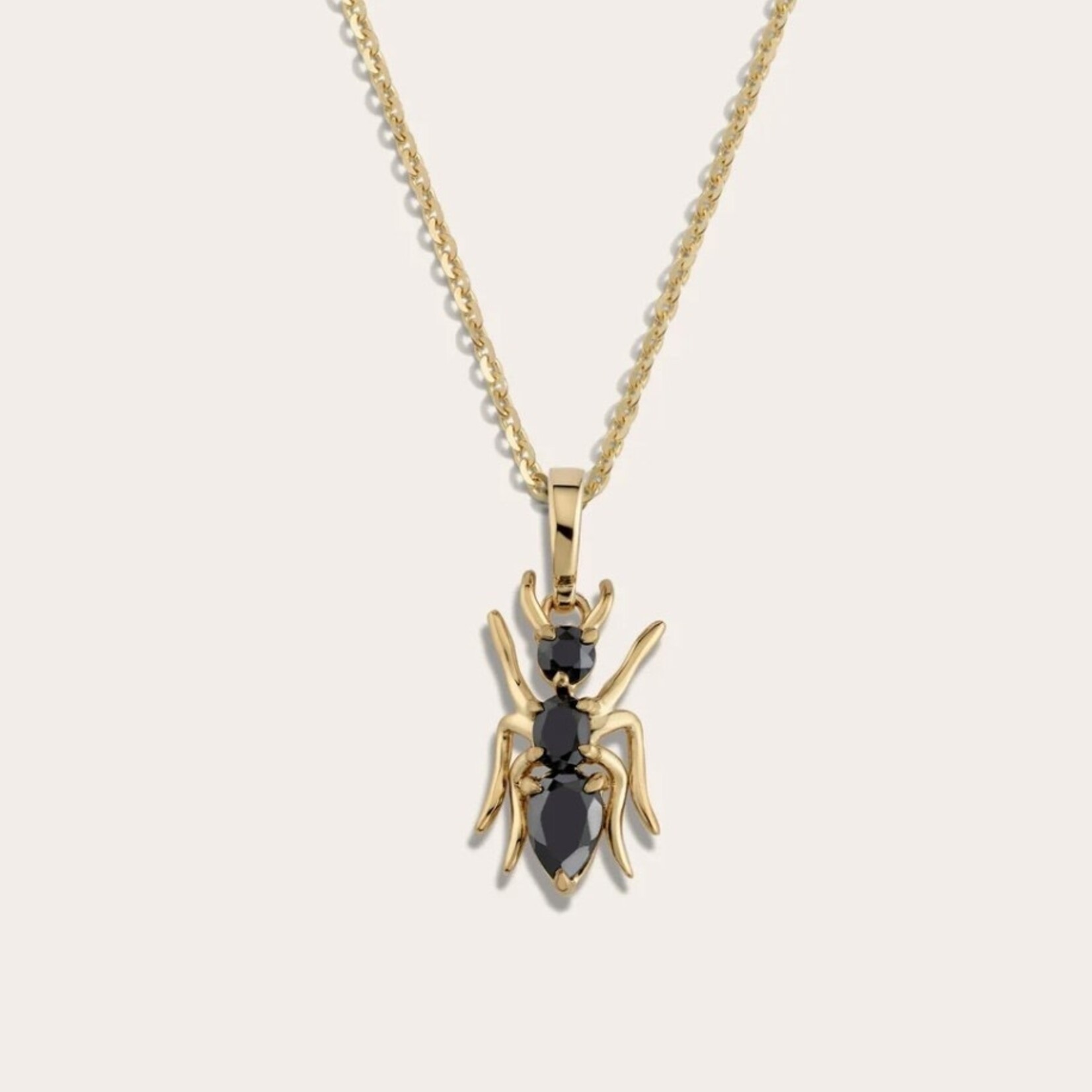 Hematite Ant Necklace ·