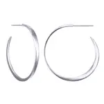 Always Here Hoops · Large · Sterling Silver