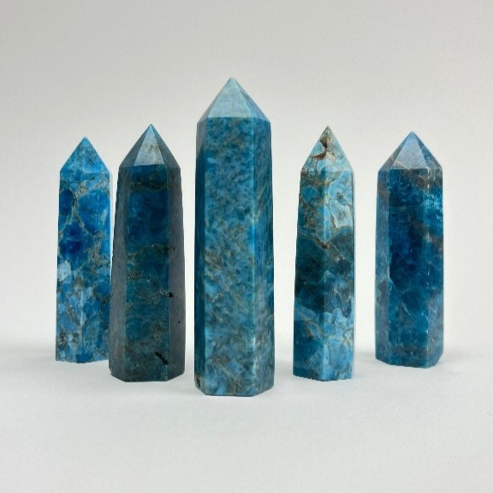 Blue Apatite | Polished Point | 80-90mm