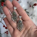 *Wind Chime Earrings · Sterling Silver