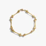 Skeleton Bracelet Bone · 14K Gold Vermeil
