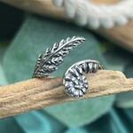 Fern Ring · Silver · Adjustable