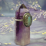 Moonstone Oval Ring · Silver · 7