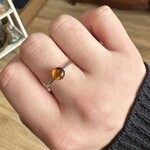 Minimal Gemstone Ring ·