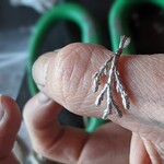 Cedar Branch Ring  · Silver ·  6.5