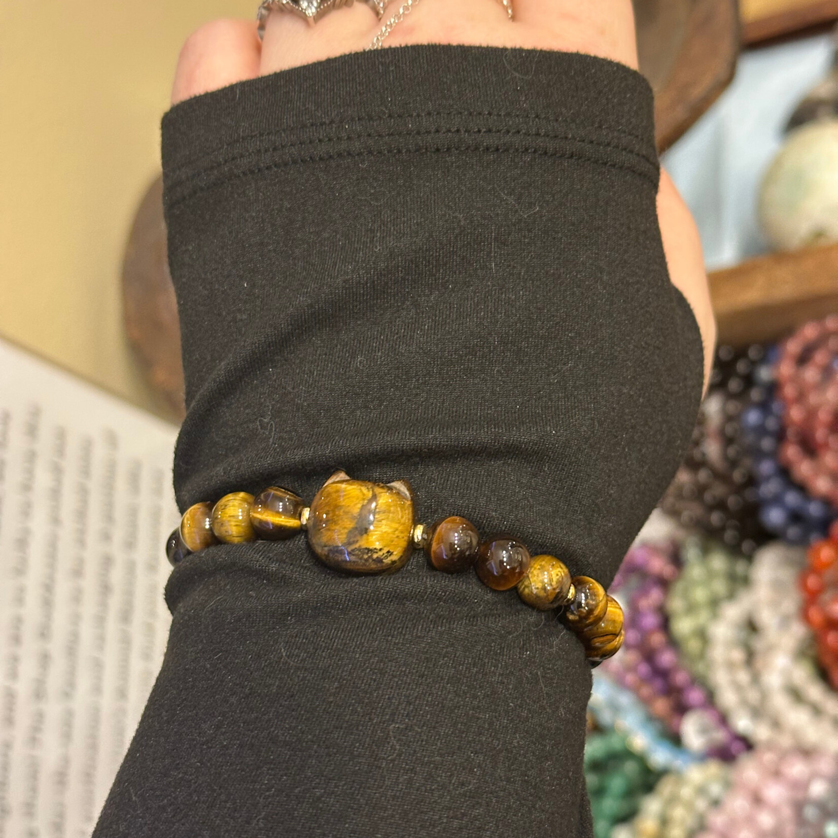 Cat Crystal Bracelet | 7-8mm |