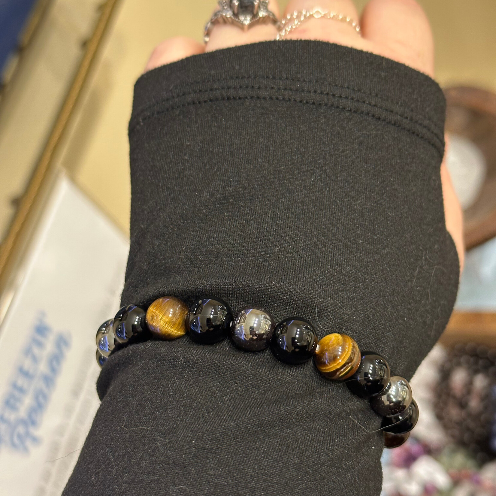 Healing Crystal Bracelet | Triple Protection | 10mm