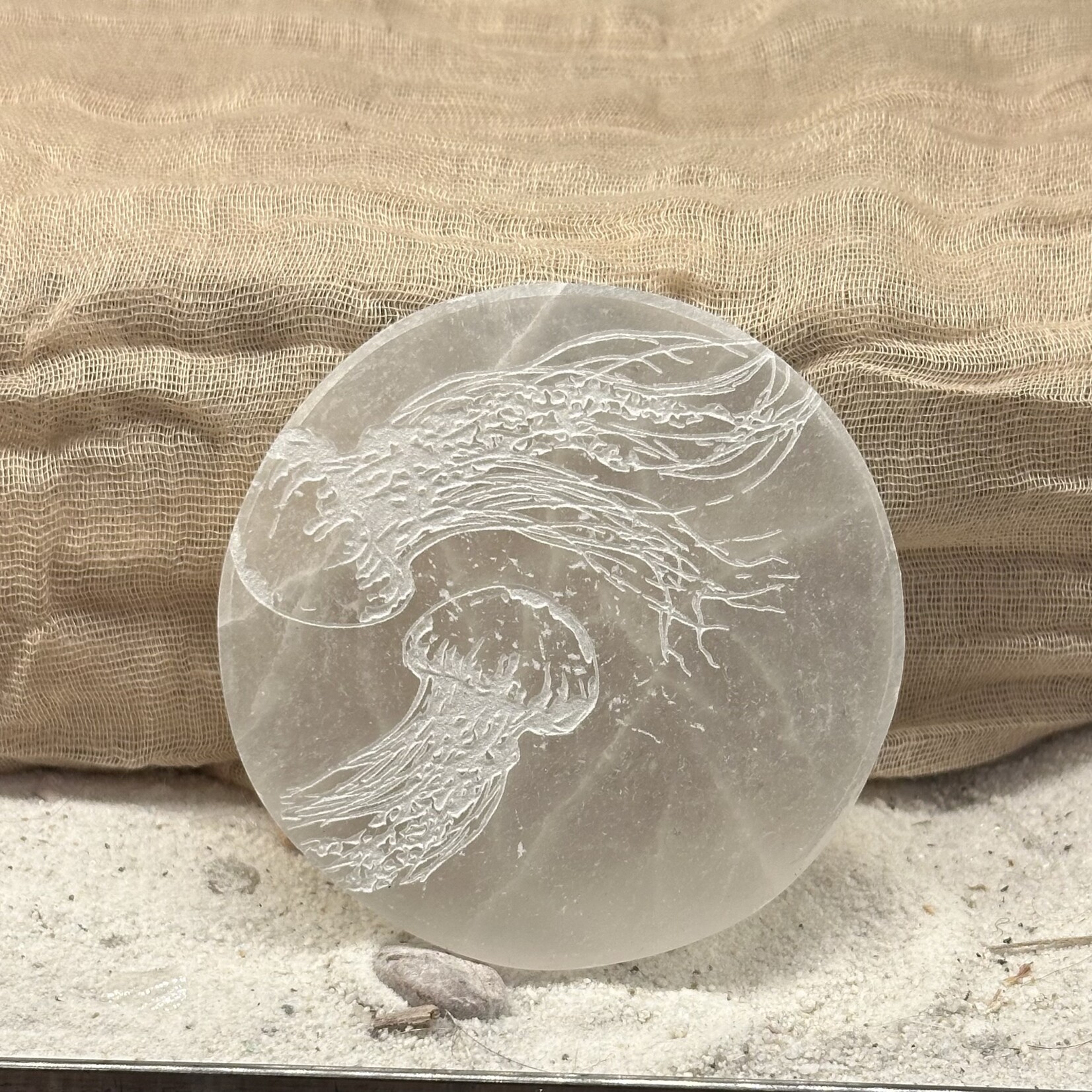 F4R Selenite Disc | 60 -70mm |