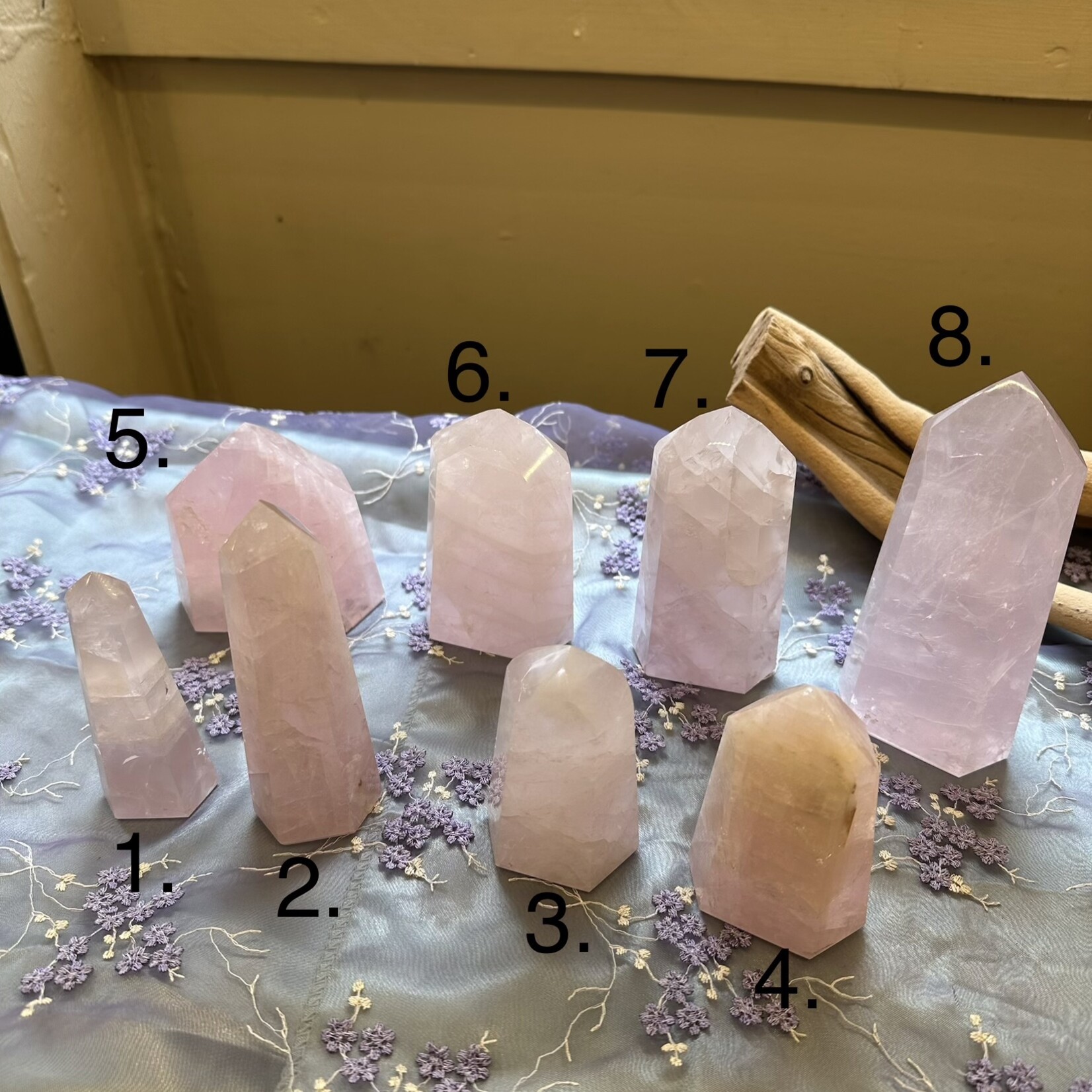 MG Crystals Rose Quartz | Tower