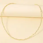 Beaded Snake Chain Twist Necklace · Gold