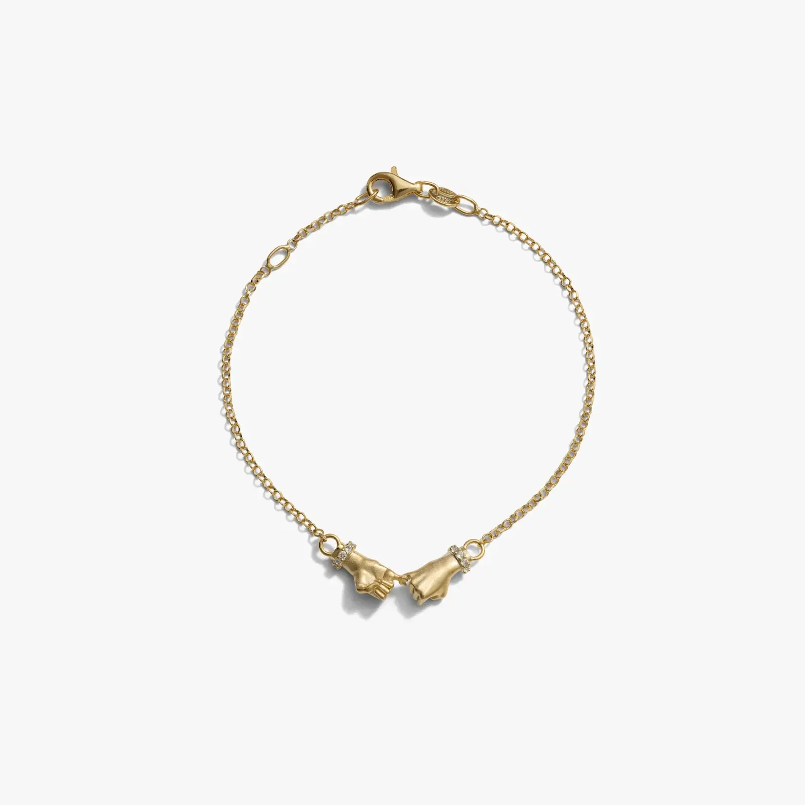 Pinky Promise Bracelet · 14K Gold Vermeil