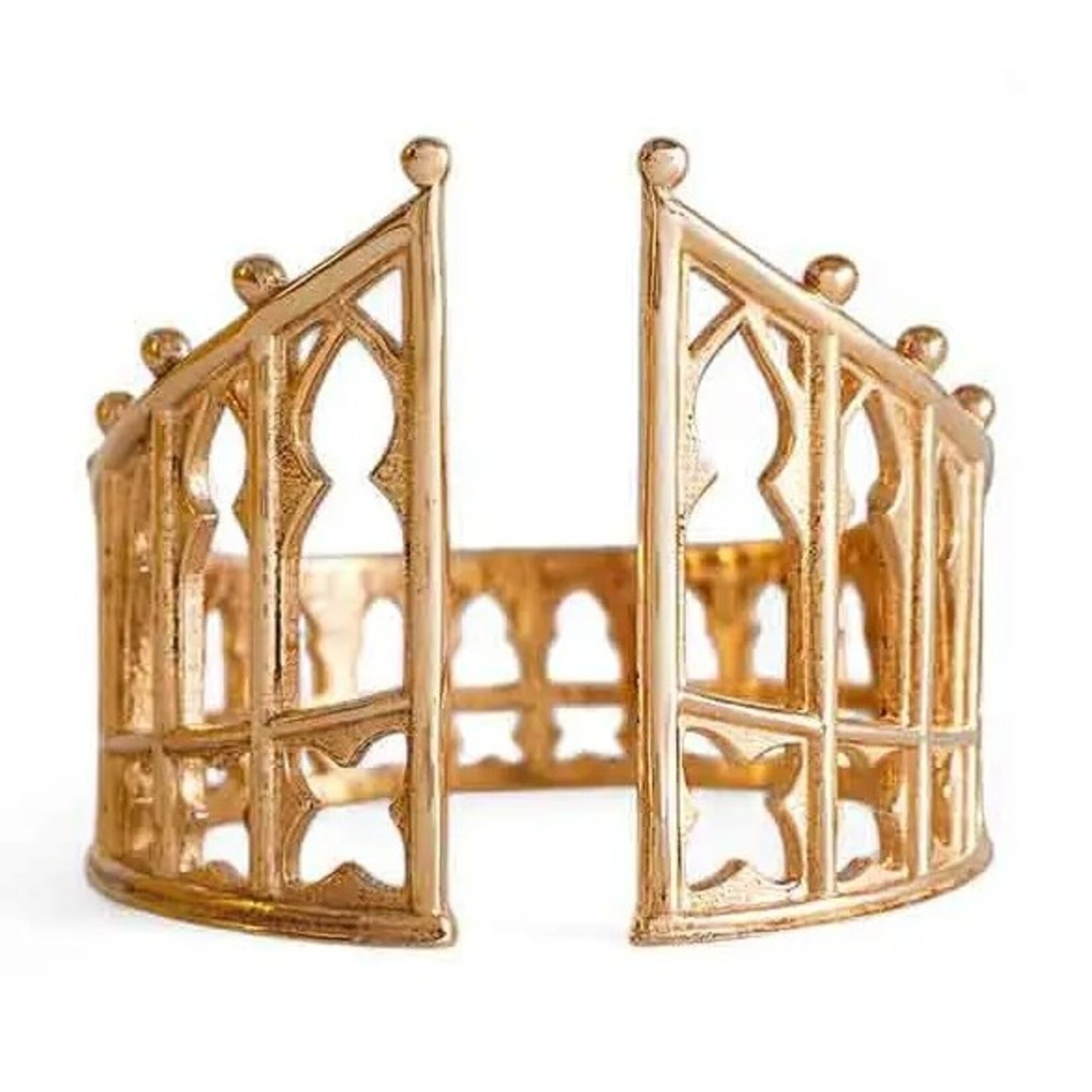 Gothic Gate Ring · Bronze · Adjustable
