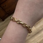 Oval Link Bracelet | 14k Yellow Gold | Size 7.5 | Estate