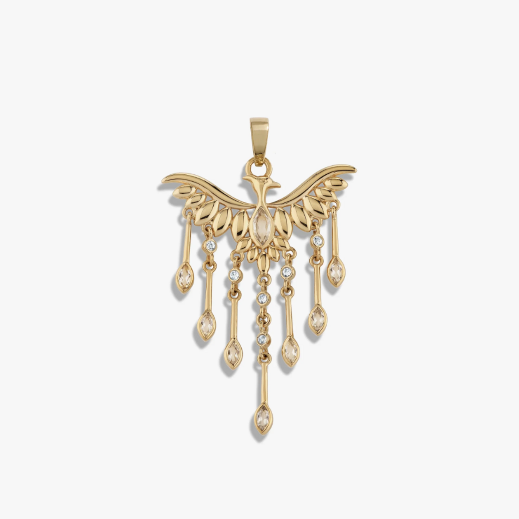Chandelier Phoenix Necklace ·