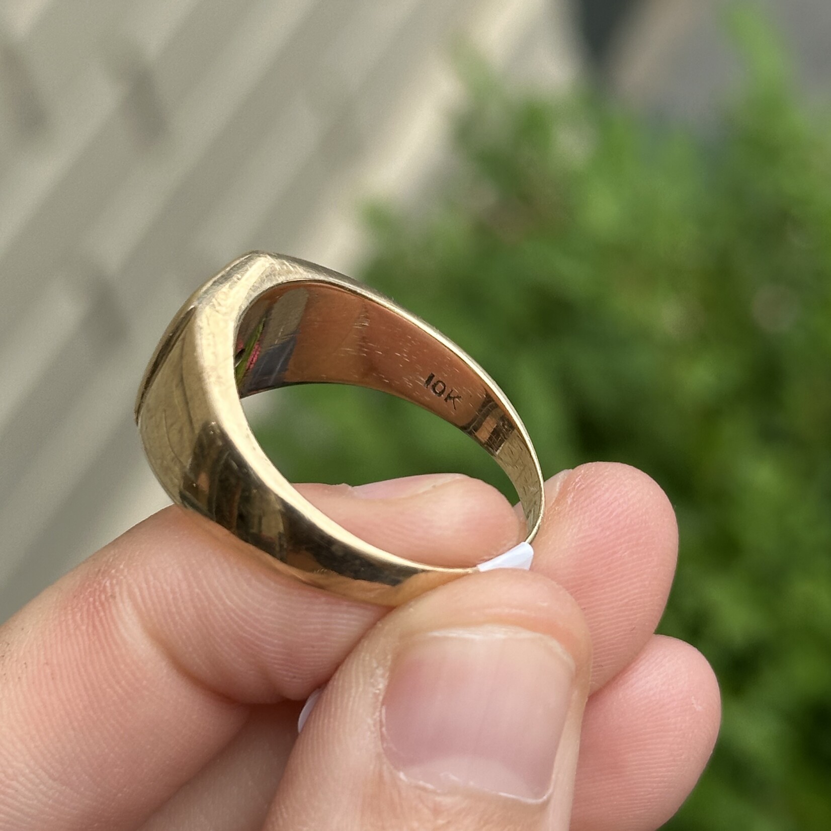 Star-Set 5 Diamond Ring | 10K Yellow Gold | Size 13 | Estate