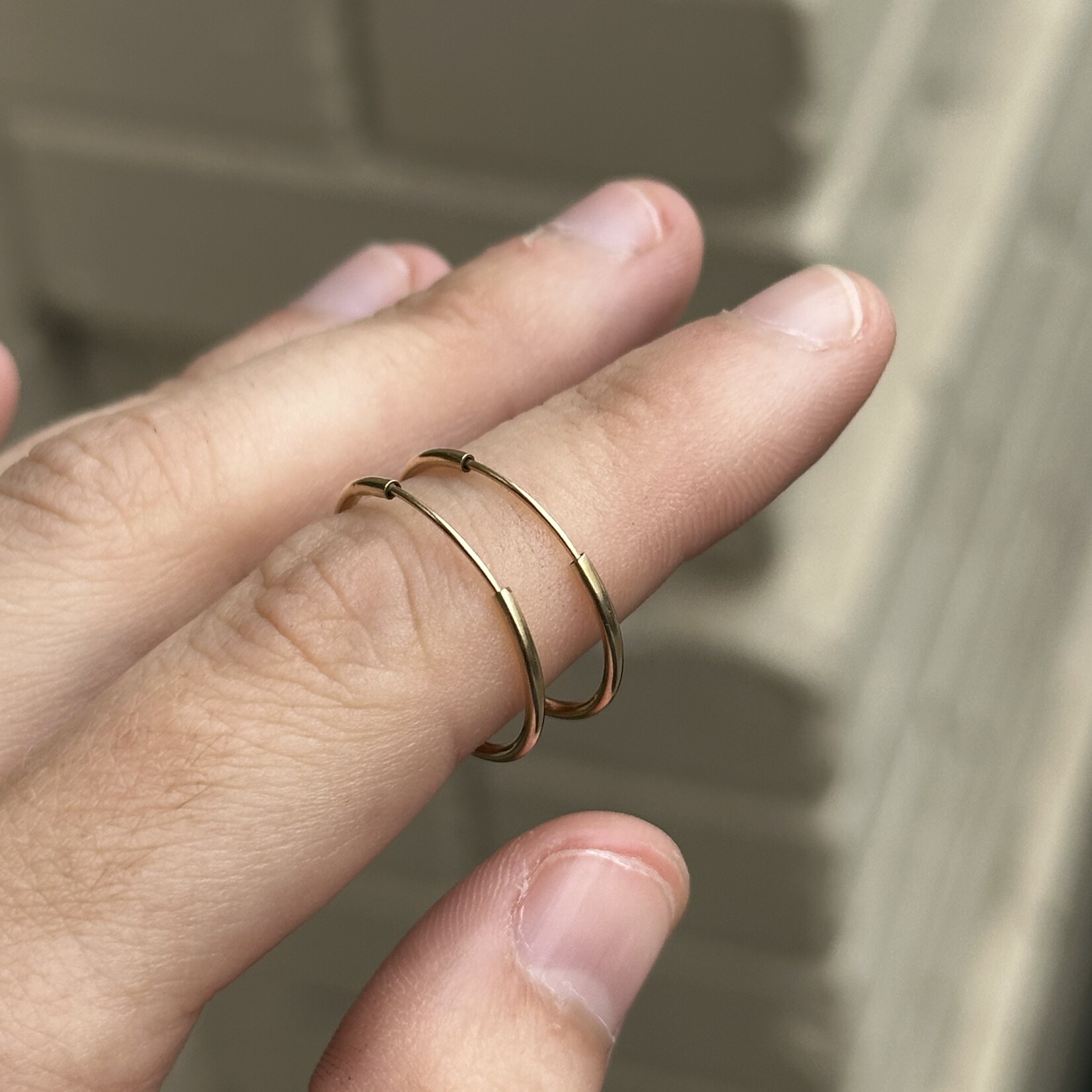 Hoop Earrings | 14K Yellow Gold | Estate