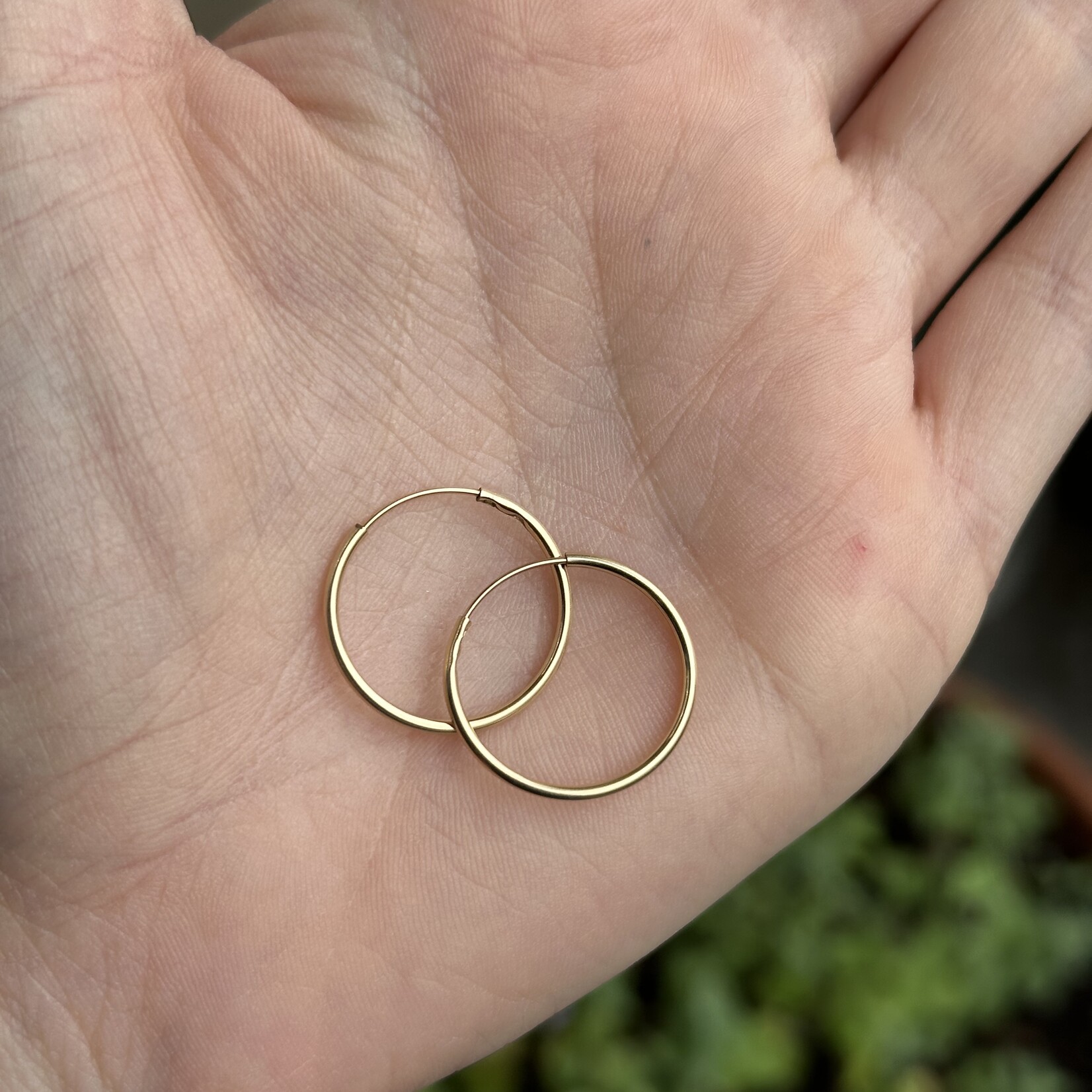 Hoop Earrings | 14K Yellow Gold | Estate