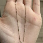 Bar-link Chain | 14K Yellow Gold | 14" | Antique