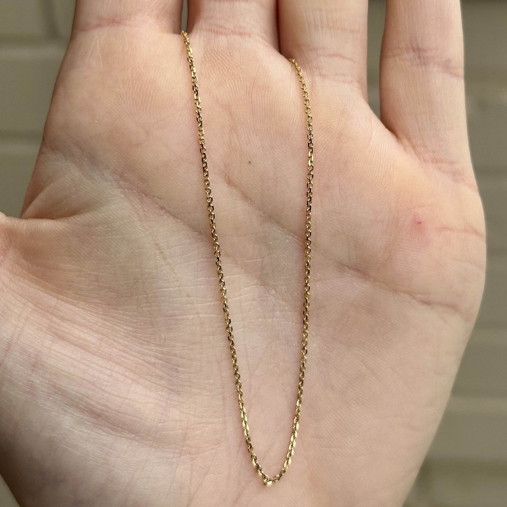 Cable Chain | 14K Yellow Gold | 20" | Estate