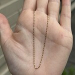 Box Chain | 14K Yellow Gold |16" | Estate