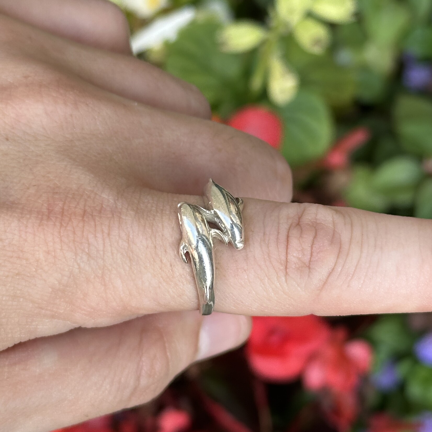 Dolphin Ring | Sterling Silver | Size 8.5 | Estate